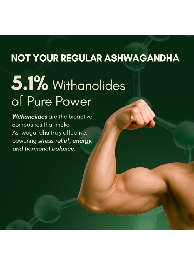 راسايانام اشواغاندا ksm66 500 ملغ - 60 كبسولة - Image 3